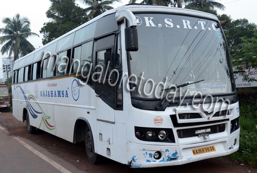bus damaged